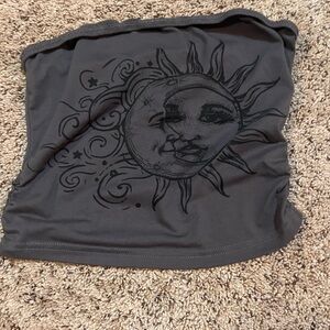 ROMWE Charcoal Tube Top